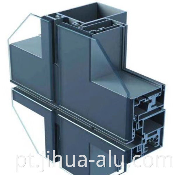 Structural Hidden Frame Stick Glass Aluminum Curtain Walls